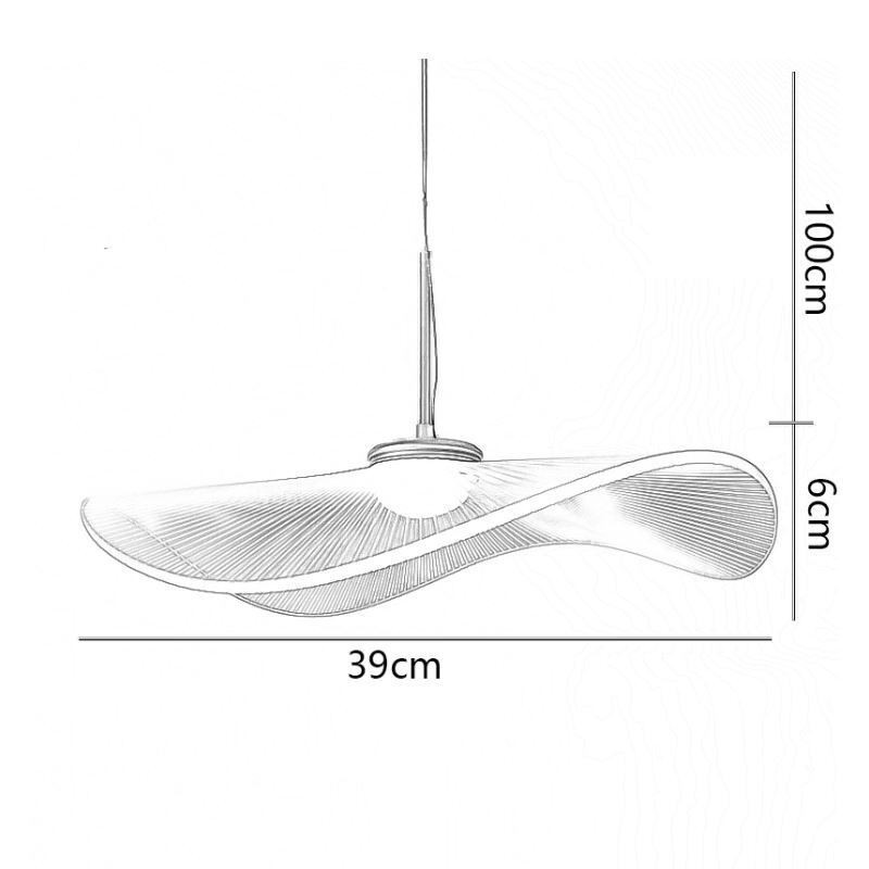 Pendant Light Acrylic Lotus Leaf Ceiling Light