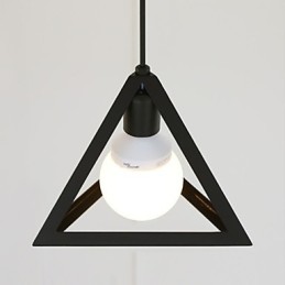 Lantern Mini Style Painting Metal Chandelier