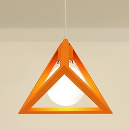 Lantern Mini Style Painting Metal Chandelier