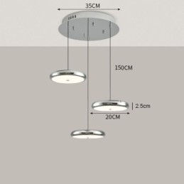 Pendant Light Three Head Light Round Hanging Light