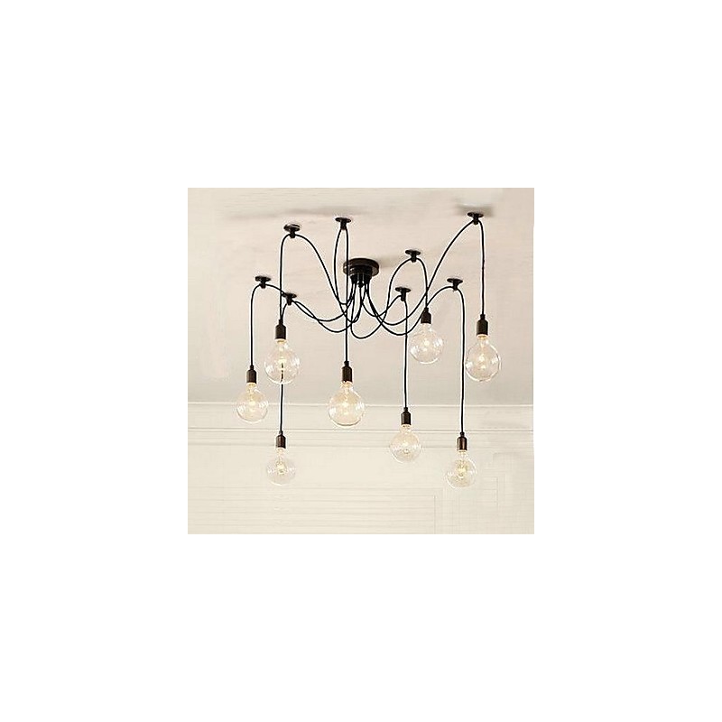 Bulb Chandelier Rural Contracted Style Of North America