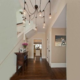 Bulb Chandelier Rural Contracted Style Of North America