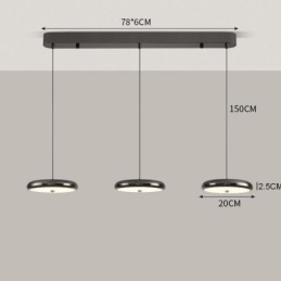Ceiling Light Three Head Pendant Light