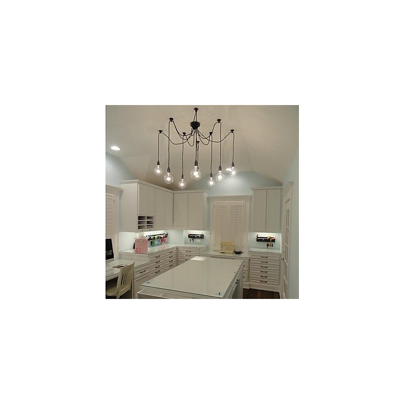 Bulb Chandelier Rural Contracted Style Of North America