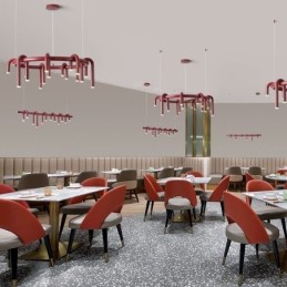 Hanging Light U Shape Decorative Pendant Light