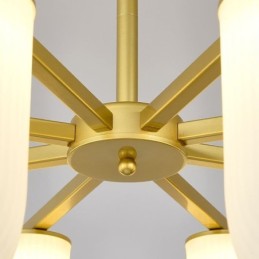 U Shaped Chandelier French Cream Style Pendant Light