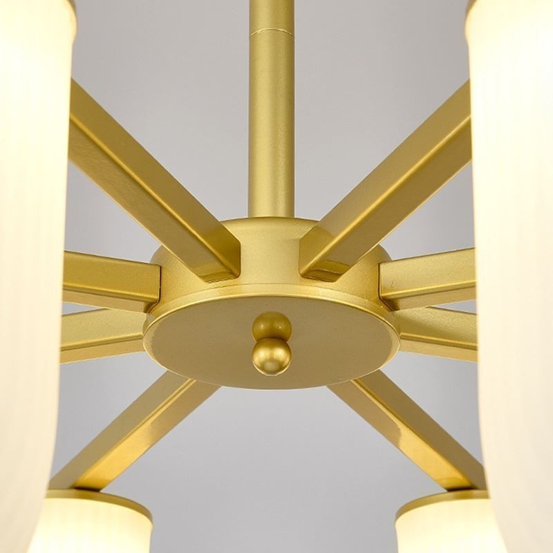 U Shaped Chandelier French Cream Style Pendant Light