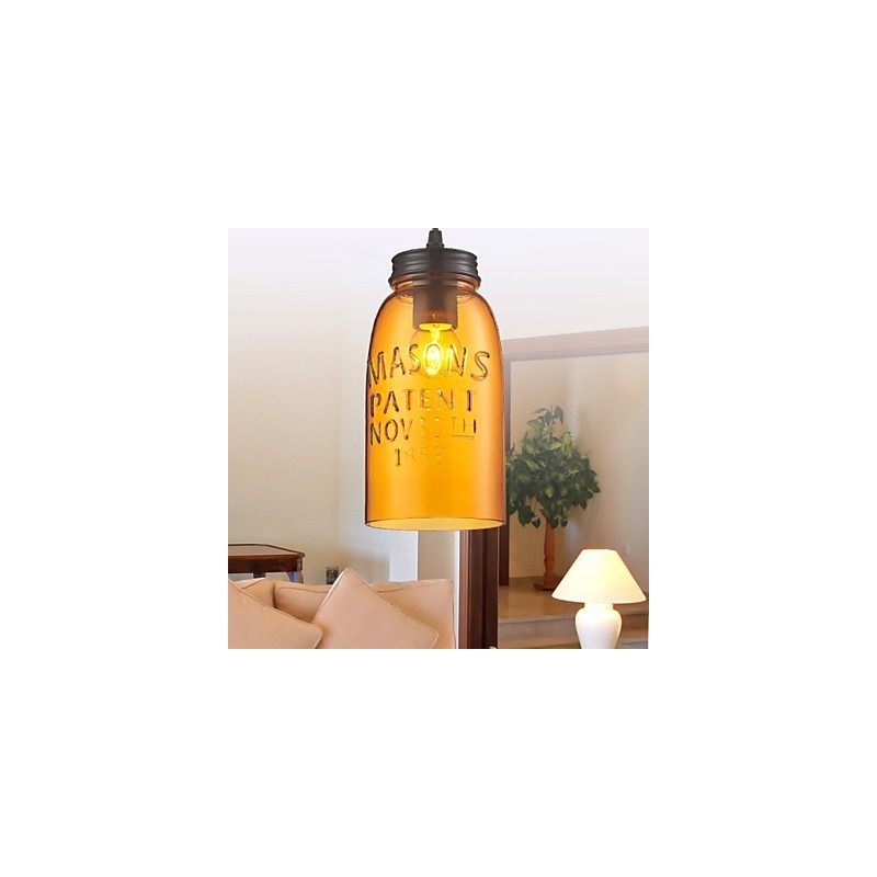 Pendant 1 Light Italy Style Transparent Electroplating