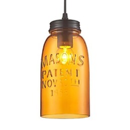 Pendant 1 Light Italy Style Transparent Electroplating