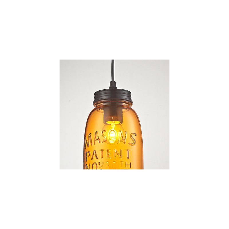 Pendant 1 Light Italy Style Transparent Electroplating