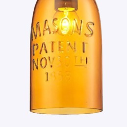 Pendant 1 Light Italy Style Transparent Electroplating