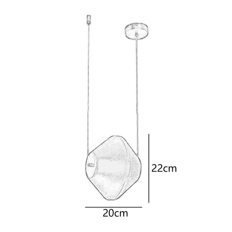 Pendant Light Modern Simple Single Glass Small Ceiling Light