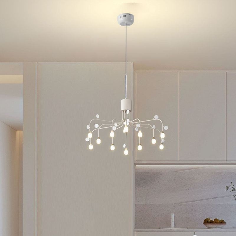 Pendant Light Nordic Creative Natural White Ceiling Light 14 Lights