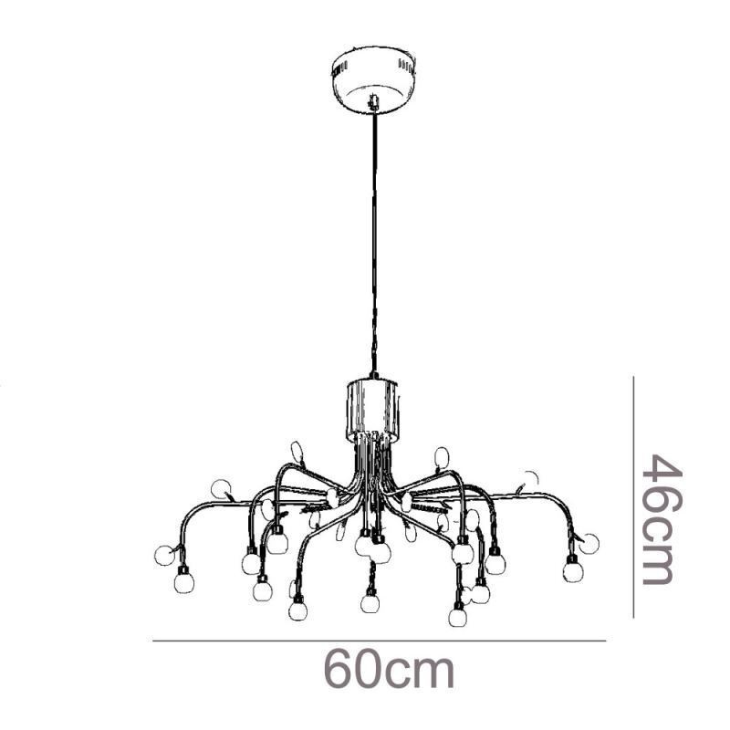 Pendant Light Nordic Creative Natural White Ceiling Light 14 Lights