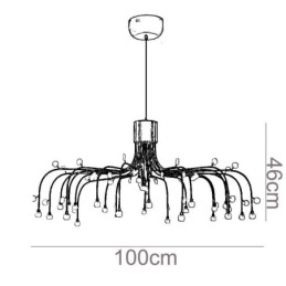 Pendant Light Nordic Creative Natural White Ceiling Light 30 Lights