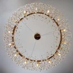 Pendant Light Modern Minimalist Wrought Iron Circular Sun Flower Ceiling Light