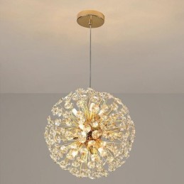 Ceiling Light Modern Minimalist Electroplating Iron Sun Flower Pendant Light