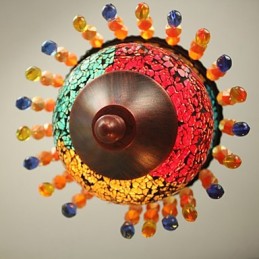 Christmas Card Lnternet Cafe Retro Art Chandelier Industrial Garden