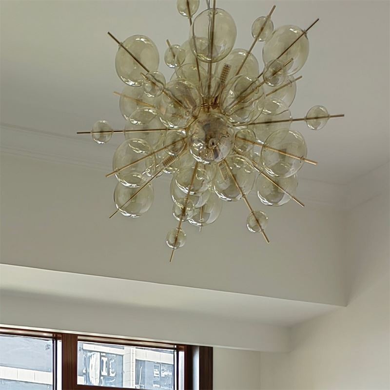 Modern Pendant Light Minimalist Bubble Glass Ceiling Light