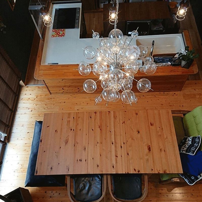 Modern Pendant Light Minimalist Bubble Glass Ceiling Light