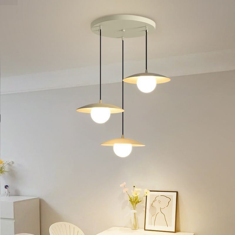 Nordic Pendant Creative Wrought Iron G9 Disc Ceiling Light