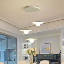 Nordic Pendant Creative Wrought Iron G9 Disc Ceiling Light