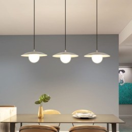 Nordic Pendant Creative Wrought Iron G9 Disc Ceiling Light