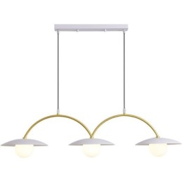 Nordic Pendant Light Creative G9 Wrought Iron Wave Ceiling Light