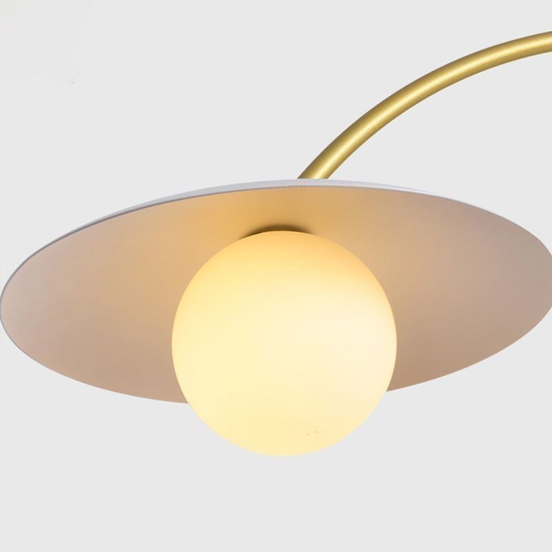 Nordic Pendant Light Creative G9 Wrought Iron Wave Ceiling Light