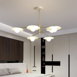 Nordic Pendant Light Creative G9 Wrought Iron Disc Ceiling Light
