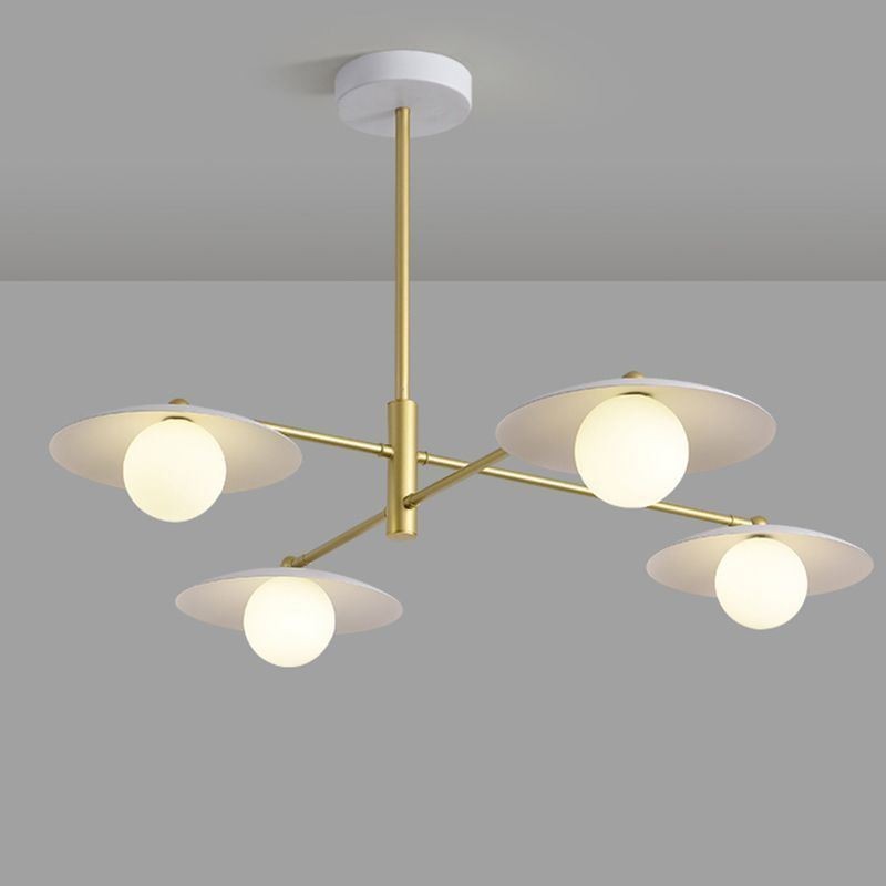 Nordic Pendant Light Creative G9 Wrought Iron Disc Ceiling Light