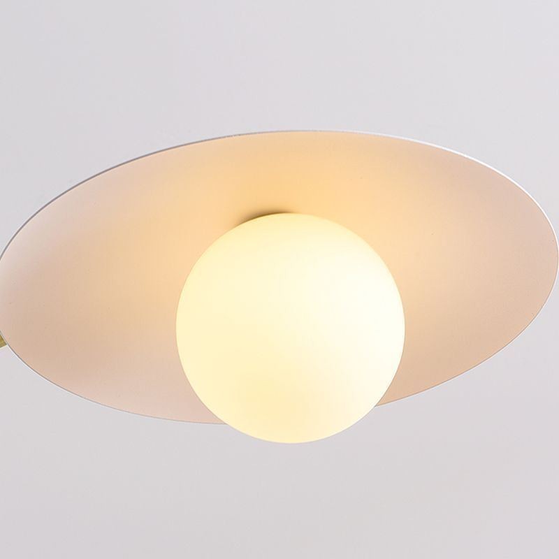 Nordic Pendant Light Creative G9 Wrought Iron Disc Ceiling Light