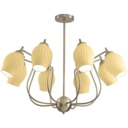 Nordic Pendant Light Creative Wrought Iron Sand Nickel Flower Stamen Ceiling Light