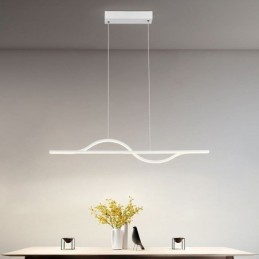 Stylish Pendant Light Aluminum Art Wave Ceiling Lamp