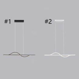 Stylish Pendant Light Aluminum Art Wave Ceiling Lamp