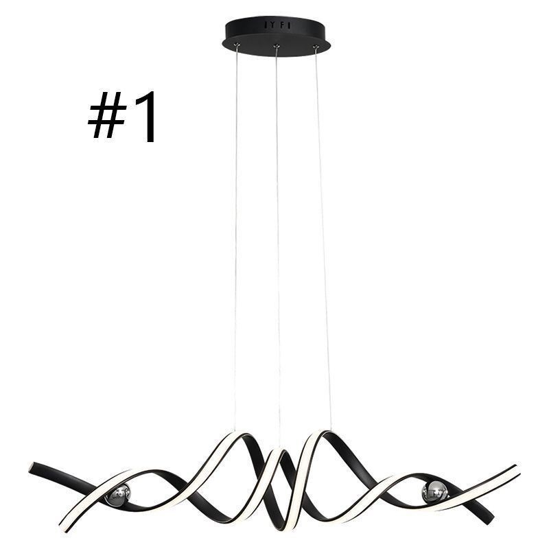 Minimalist Pendant Light Aluminum Art Minimalist Spiral Ceiling Light