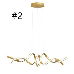 Minimalist Pendant Light Aluminum Art Minimalist Spiral Ceiling Light