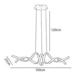 Minimalist Pendant Light Aluminum Art Minimalist Spiral Ceiling Light