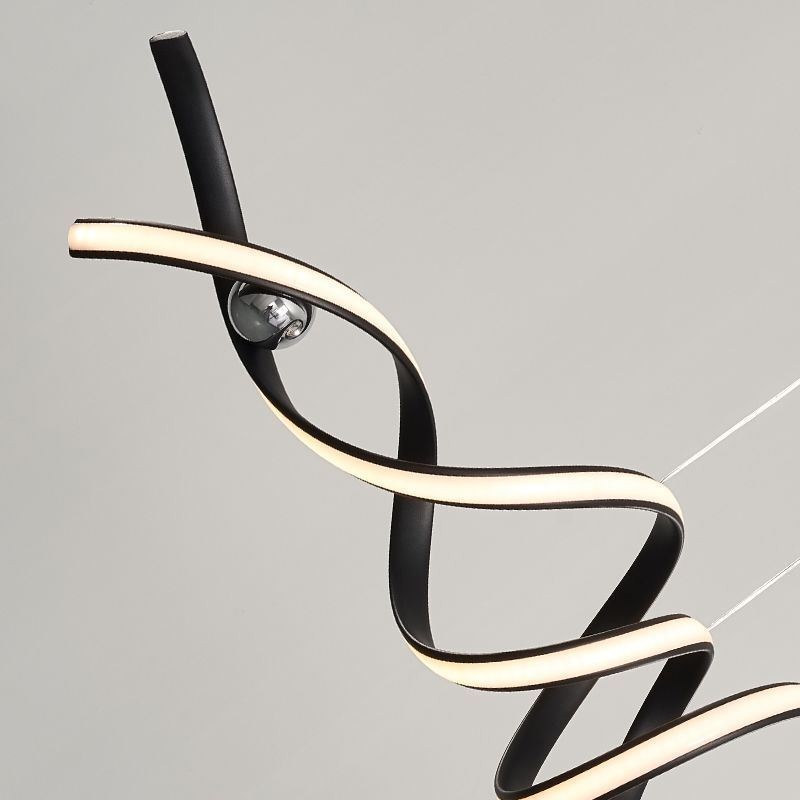 Minimalist Pendant Light Aluminum Art Minimalist Spiral Ceiling Light