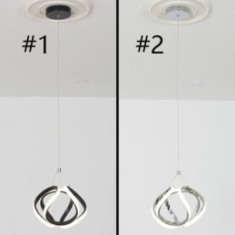 Pendant Light Aluminum Art Small Pumpkin Ceiling Light