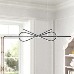 Simple Pendant Light Aluminum Art Bowknot Ceiling Light