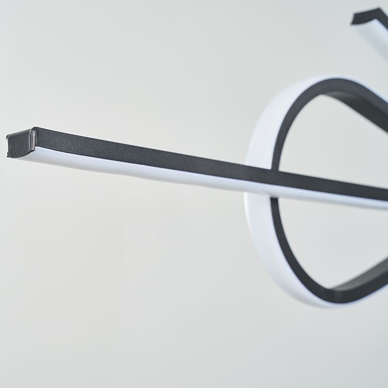 Simple Pendant Light Aluminum Art Bowknot Ceiling Light