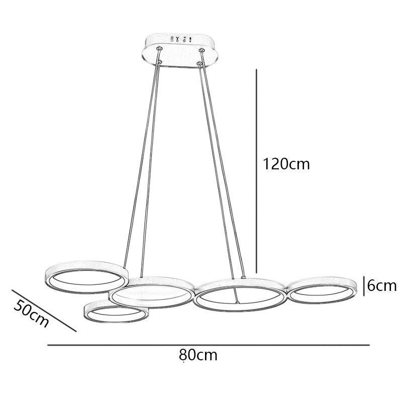 Stylish Pendant Light Aluminum Art Ceiling Light