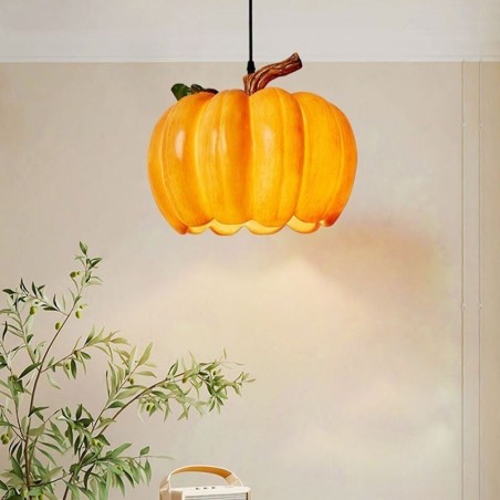 Japanese Retro Pumpkin Pendant Light Creative Ceiling Lights