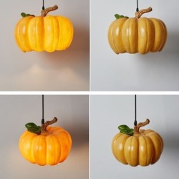 Japanese Retro Pumpkin Pendant Light Creative Ceiling Lights