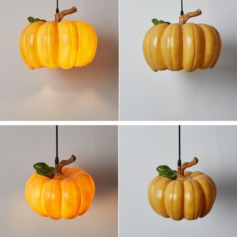 Japanese Retro Pumpkin Pendant Light Creative Ceiling Lights