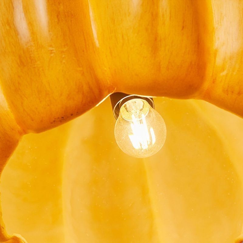 Japanese Retro Pumpkin Pendant Light Creative Ceiling Lights