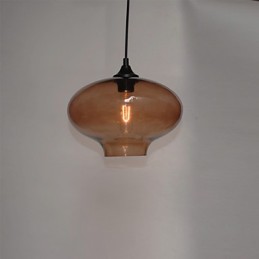 Bubble Design Pendant 1 Light Minimalist Iron Painting
