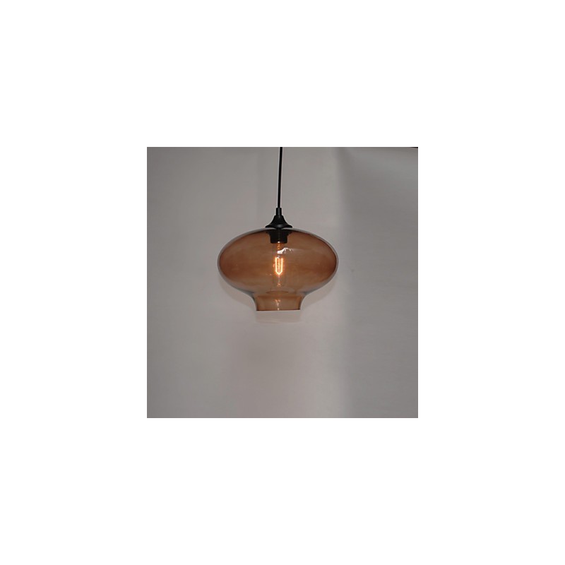 Bubble Design Pendant 1 Light Minimalist Iron Painting