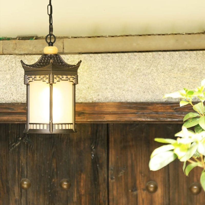 Chinese Outdoor Light Waterproof Hexagon Gazebo Pendant Light